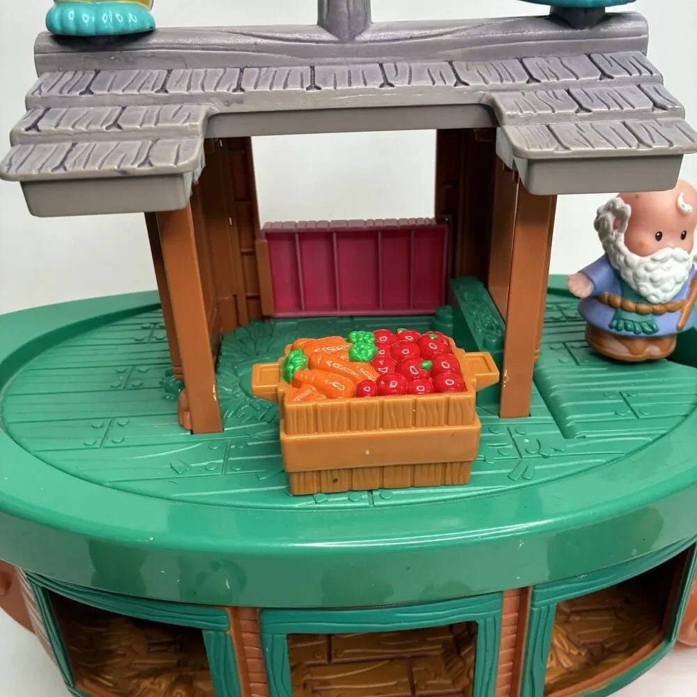 2002 Vintage Fisher Price Little People Noah's Ark Boat Play Set & Figures
